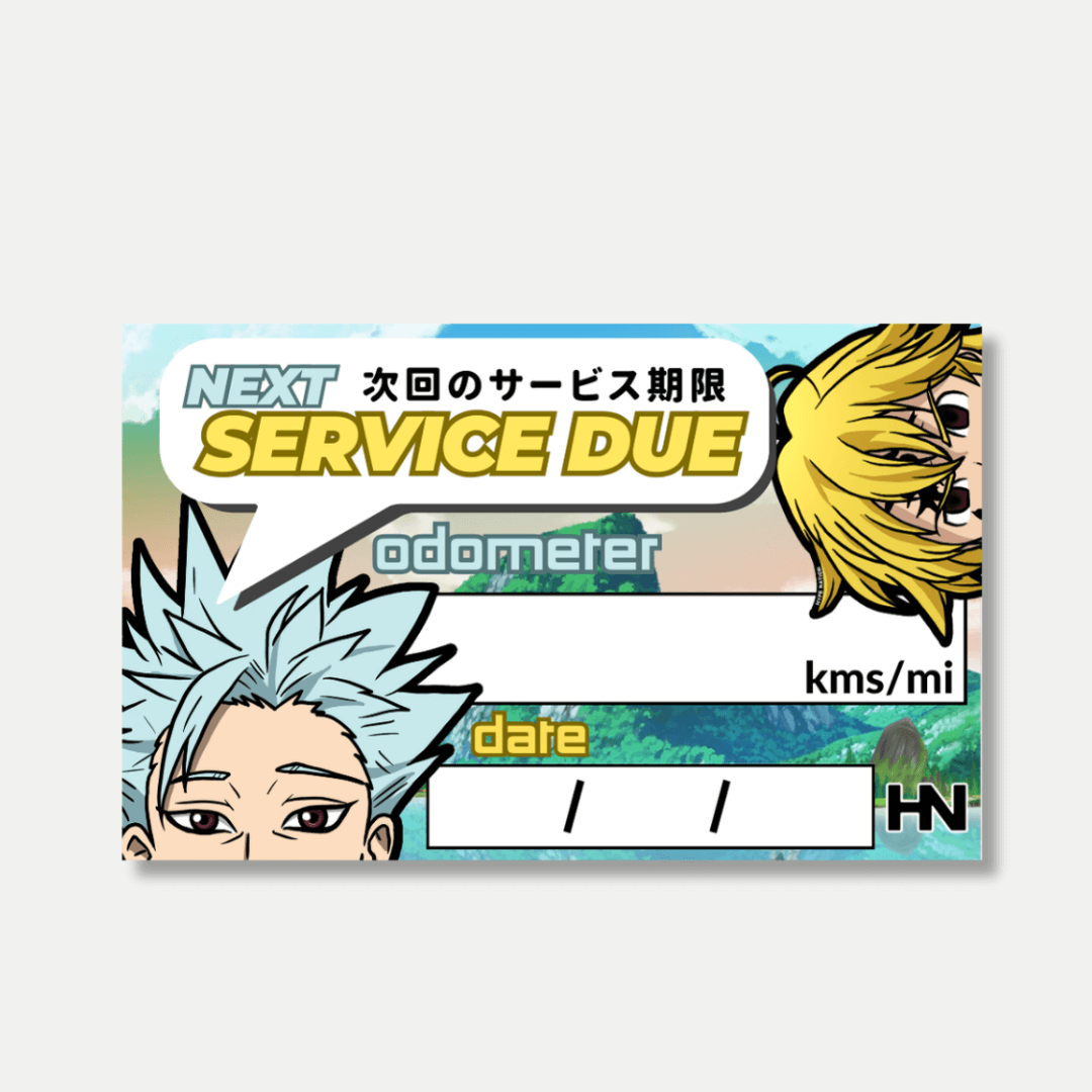 Greed x Dragon Sin Service Sticker