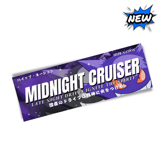 Midnight Cruiser - Slap Sticker